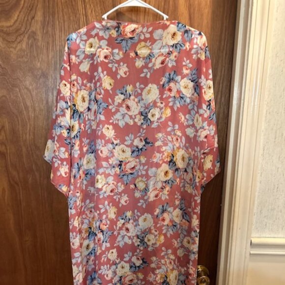 Cardigan Mossimo Pink Floral Kimono - Picture 4 of 4